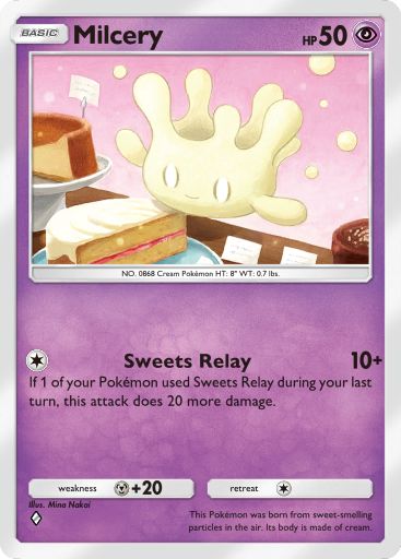 Milcery 185/379 — Deluxe Pack ex (English Pokémon TCG card)