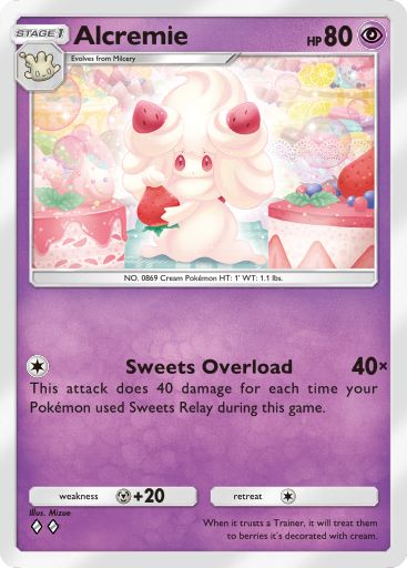 Alcremie 187/379 — Deluxe Pack ex (English Pokémon TCG card)