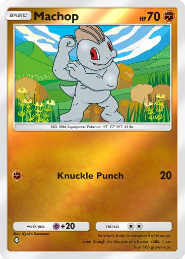 Machop 190/379 — Deluxe Pack ex (English Pokémon TCG card)