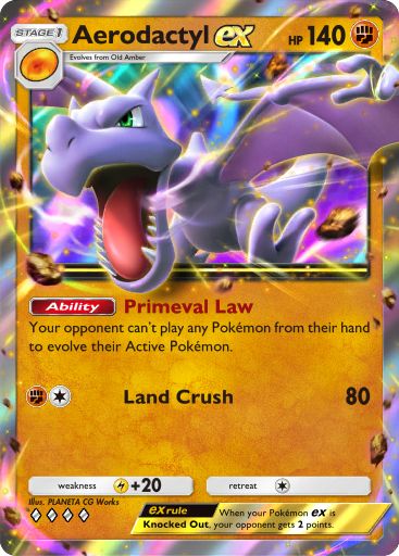 Aerodactyl ex 197/379 — Deluxe Pack ex (English Pokémon TCG card)