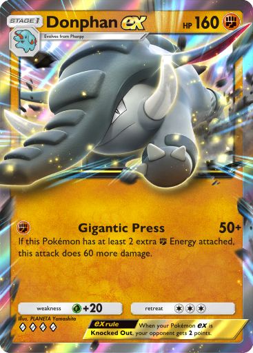 Donphan ex 202/379 — Deluxe Pack ex (English Pokémon TCG card)
