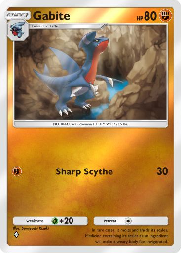 Gabite 208/379 — Deluxe Pack ex (English Pokémon TCG card)