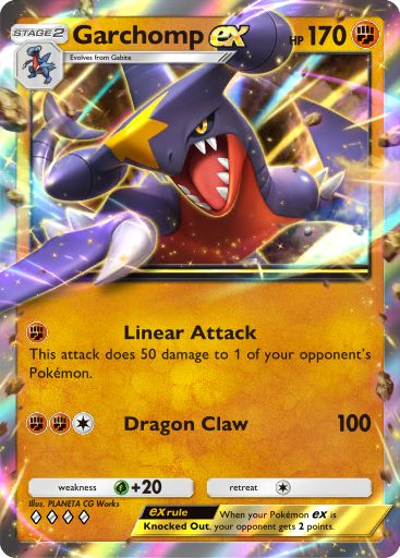 Garchomp ex 209/379 — Deluxe Pack ex (English Pokémon TCG card)
