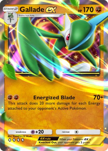 Gallade ex 215/379 — Deluxe Pack ex (English Pokémon TCG card)