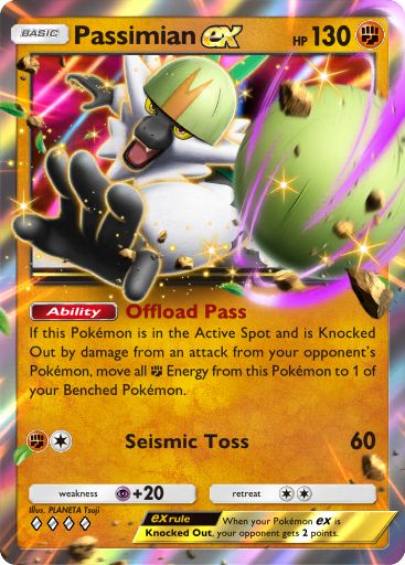 Passimian ex 223/379 — Deluxe Pack ex (English Pokémon TCG card)