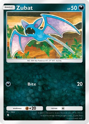 Zubat 226/379 — Deluxe Pack ex (English Pokémon TCG card)