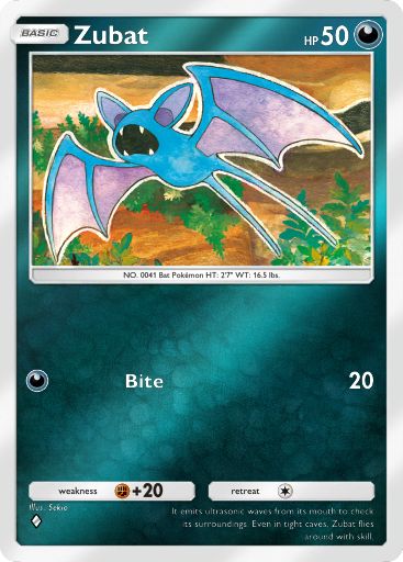 Zubat 227/379 — Deluxe Pack ex (English Pokémon TCG card)