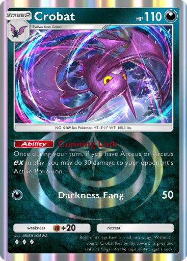 Crobat 230/379 — Deluxe Pack ex (English Pokémon TCG card)