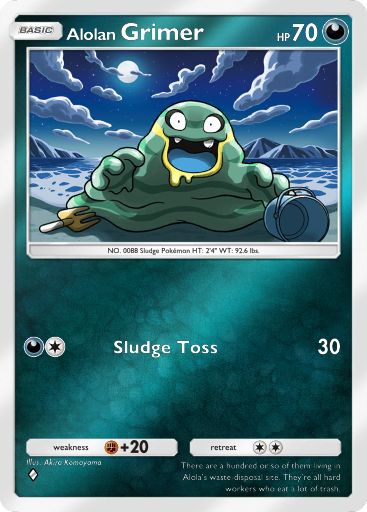 Alolan Grimer 234/379 — Deluxe Pack ex (English Pokémon TCG card)