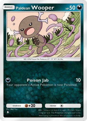 Paldean Wooper 236/379 — Deluxe Pack ex (English Pokémon TCG card)