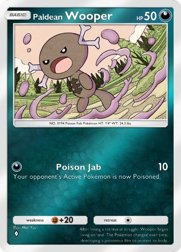 Paldean Wooper 237/379 — Deluxe Pack ex (English Pokémon TCG card)