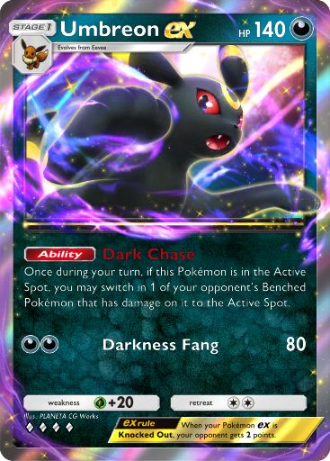 Umbreon ex 241/379 — Deluxe Pack ex (English Pokémon TCG card)