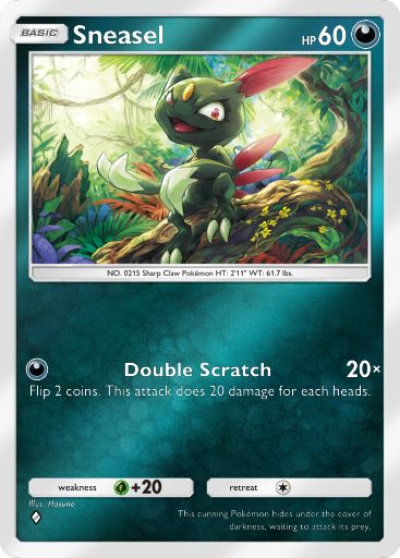 Sneasel 243/379 — Deluxe Pack ex (English Pokémon TCG card)