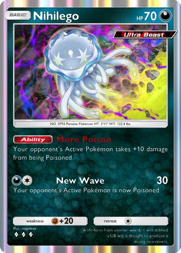 Nihilego 246/379 — Deluxe Pack ex (English Pokémon TCG card)