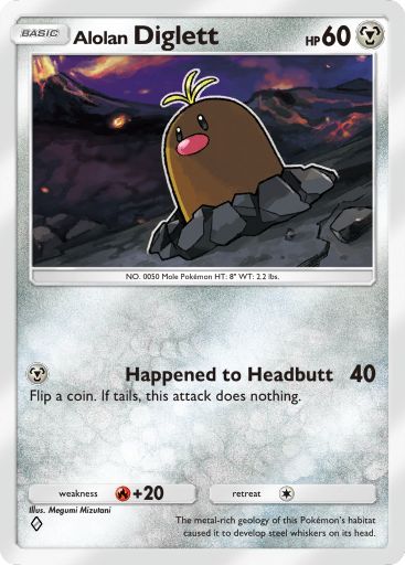 Alolan Diglett 249/379 — Deluxe Pack ex (English Pokémon TCG card)