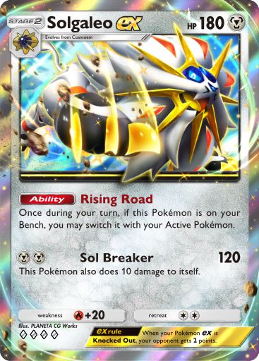 Solgaleo ex 259/379 — Deluxe Pack ex (English Pokémon TCG card)
