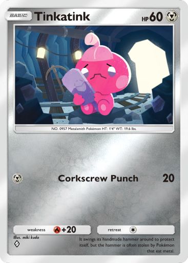 Tinkatink 263/379 — Deluxe Pack ex (English Pokémon TCG card)