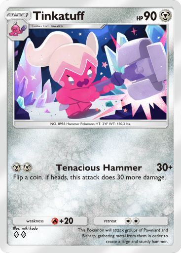 Tinkatuff 264/379 — Deluxe Pack ex (English Pokémon TCG card)
