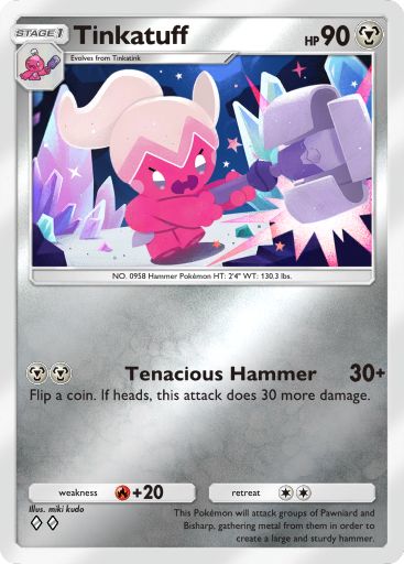 Tinkatuff 265/379 — Deluxe Pack ex (English Pokémon TCG card)