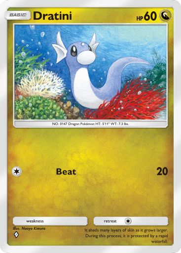 Dratini 267/379 — Deluxe Pack ex (English Pokémon TCG card)