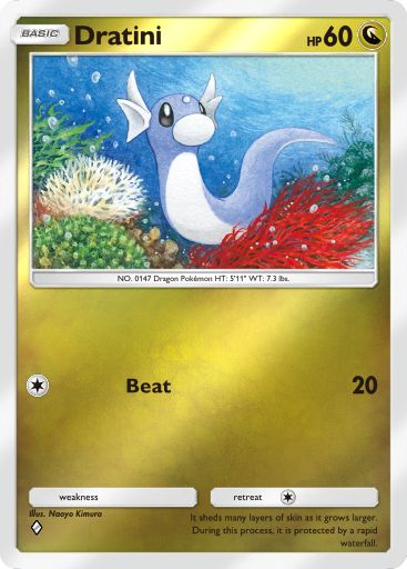 Dratini 268/379 — Deluxe Pack ex (English Pokémon TCG card)