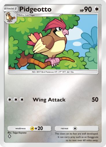 Pidgeotto 275/379 — Deluxe Pack ex (English Pokémon TCG card)