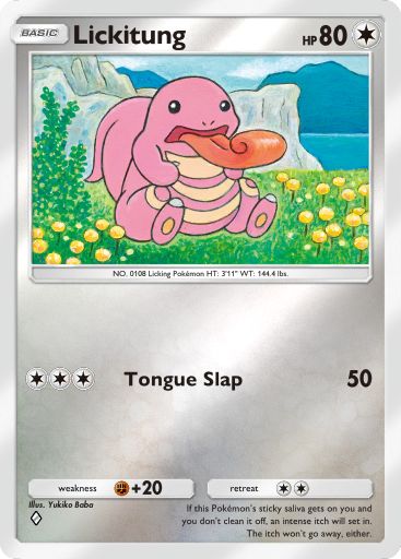 Lickitung 283/379 — Deluxe Pack ex (English Pokémon TCG card)