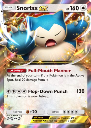 Snorlax ex 288/379 — Deluxe Pack ex (English Pokémon TCG card)