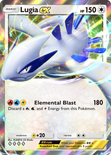 Lugia ex 289/379 — Deluxe Pack ex (English Pokémon TCG card)