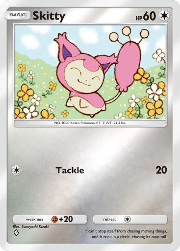 Skitty 291/379 — Deluxe Pack ex (English Pokémon TCG card)