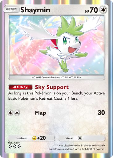 Shaymin 297/379 — Deluxe Pack ex (English Pokémon TCG card)