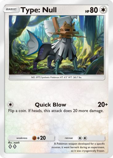 Type: Null 300/379 — Deluxe Pack ex (English Pokémon TCG card)
