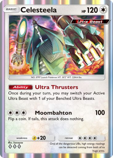Celesteela 304/379 — Deluxe Pack ex (English Pokémon TCG card)