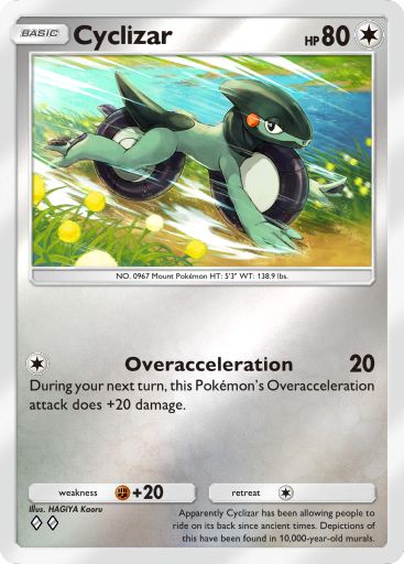 Cyclizar 307/379 — Deluxe Pack ex (English Pokémon TCG card)