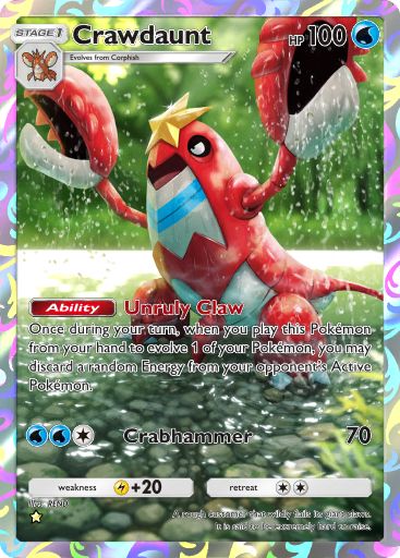 Crawdaunt 355/379 — Deluxe Pack ex (English Pokémon TCG card)