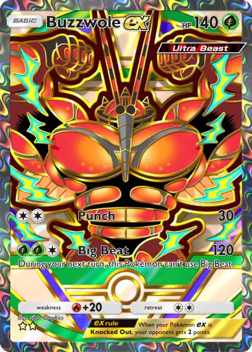 Buzzwole ex 360/379 — Deluxe Pack ex (English Pokémon TCG card)