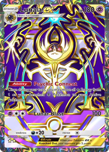 Lunala ex 367/379 — Deluxe Pack ex (English Pokémon TCG card)