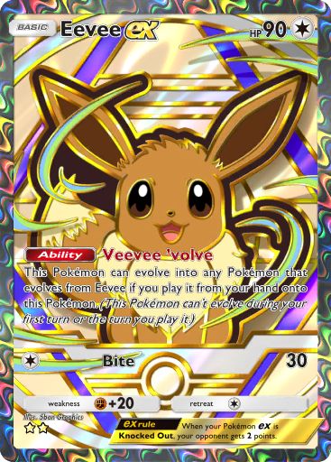 Eevee ex 370/379 — Deluxe Pack ex (English Pokémon TCG card)