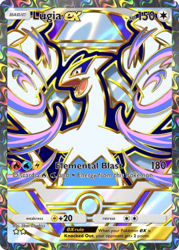 Lugia ex 371/379 — Deluxe Pack ex (English Pokémon TCG card)