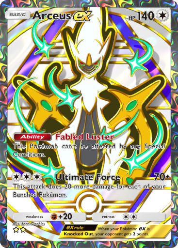 Arceus ex 372/379 — Deluxe Pack ex (English Pokémon TCG card)
