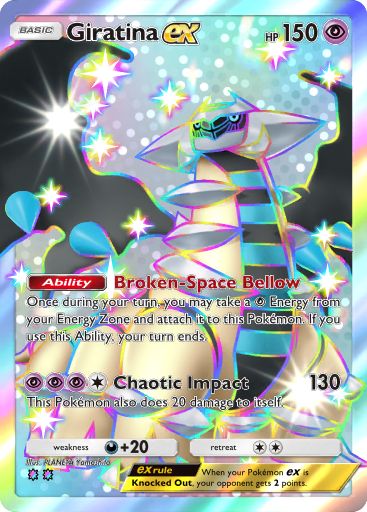 Giratina ex 377/379 — Deluxe Pack ex (English Pokémon TCG card)