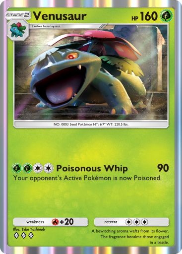 Venusaur 003/103 — Crimson Blaze (English Pokémon TCG card)