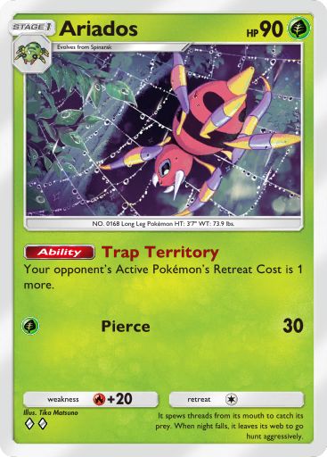 Ariados 006/103 — Crimson Blaze (English Pokémon TCG card)