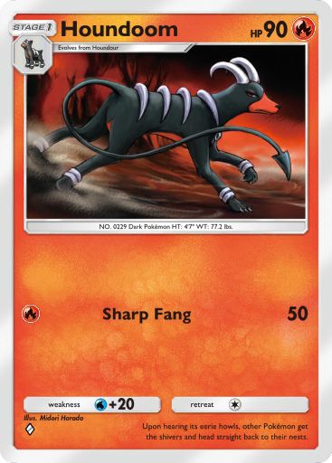 Houndoom 016/103 — Crimson Blaze (English Pokémon TCG card)