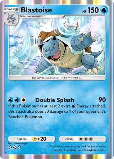 Blastoise 019/103 — Crimson Blaze (English Pokémon TCG card)