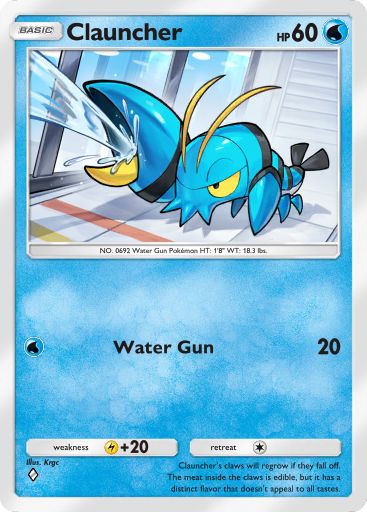 Clauncher 022/103 — Crimson Blaze (English Pokémon TCG card)
