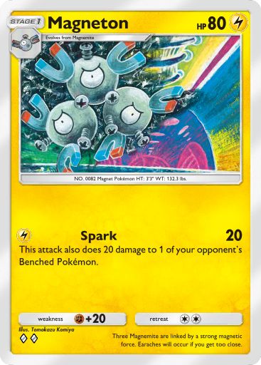 Magneton 025/103 — Crimson Blaze (English Pokémon TCG card)
