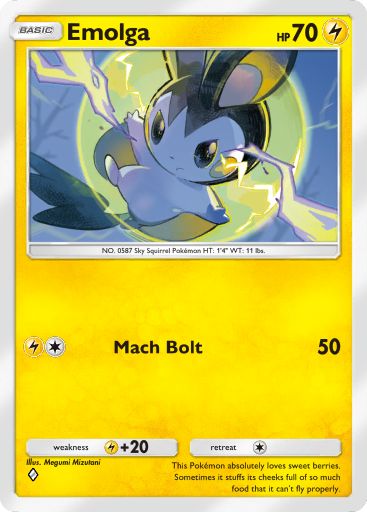 Emolga 027/103 — Crimson Blaze (English Pokémon TCG card)