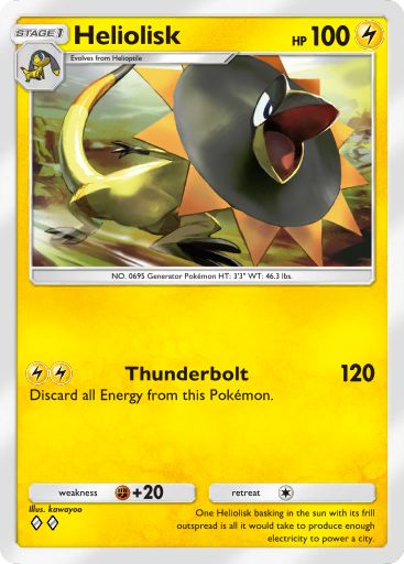 Heliolisk 029/103 — Crimson Blaze (English Pokémon TCG card)