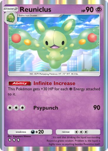 Reuniclus 034/103 — Crimson Blaze (English Pokémon TCG card)